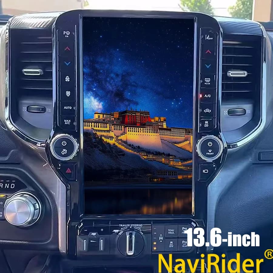 Schermo Touch Android da 13,6 Pollici per Jeep Cherokee 2014 2015-2021, Autoradio con Navigazione GPS, Lettore Multimediale, Stereo Auto con Bluetooth