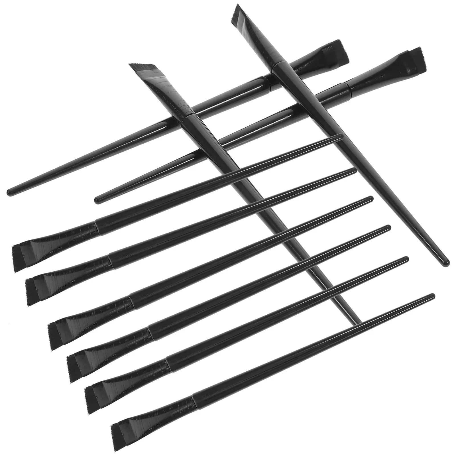 Set di pennelli per trucco occhi da 12 pezzi, leggeri e portatili, per eyeliner, ombretto, sopracciglia, con manico, per donna, idea regalo
