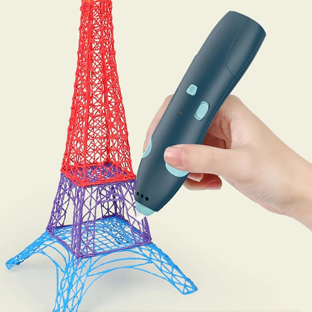 12 Pezzi di Filamento Super Pen Sicuro e Non Tossico Compatibile con Tutte le Penne per Stampa 3D, Materiali Educativi STEM per Arte