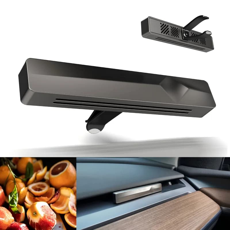 Fragrance diffuser with clip for air intake and charging sticks for cars, office, kitchen, universal accessories for car deodorants, car spare parts