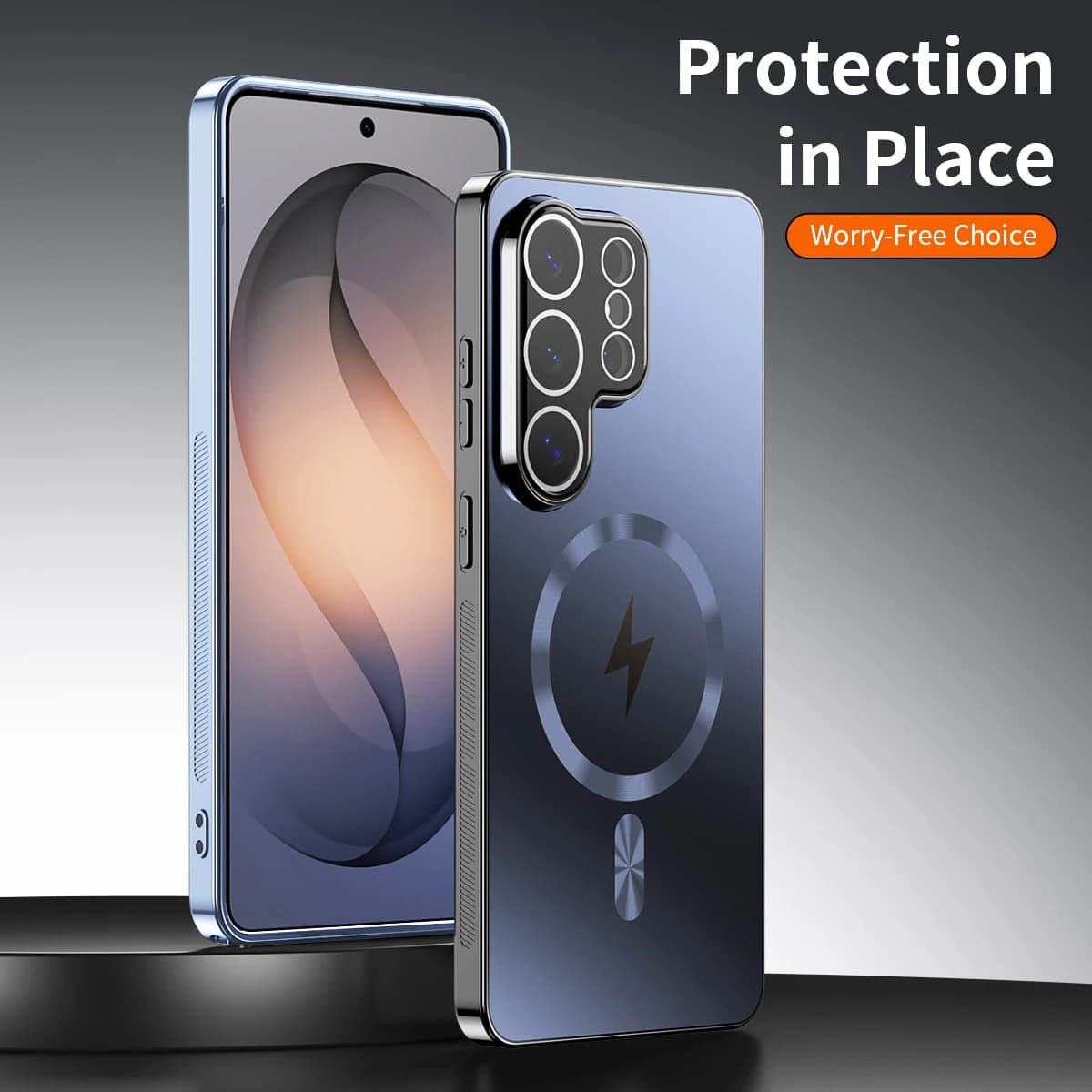 Luxury Matte PC Skin Feel AG Hard Case For Samsung Galaxy S26 S25 S24 S23 S22 Ultra FE S26+ S25+ Magnetic Shockproof Phone Cover