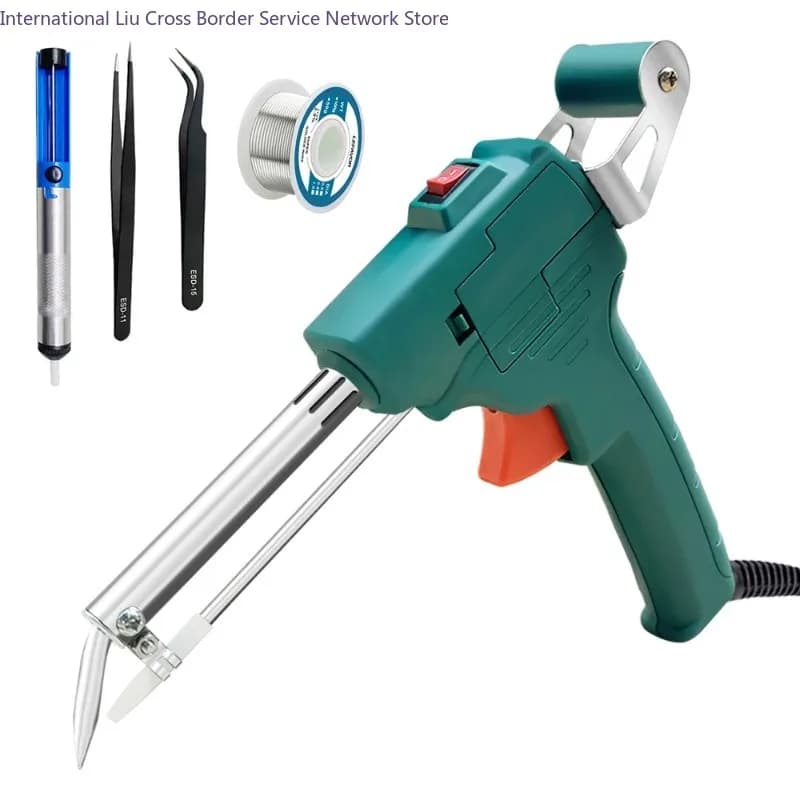Hand-held Internal Heating Soldering Iron Automatic Tin Feed Gun Welding Repair Tool 60W/80W 110V/220V US/EU Plug