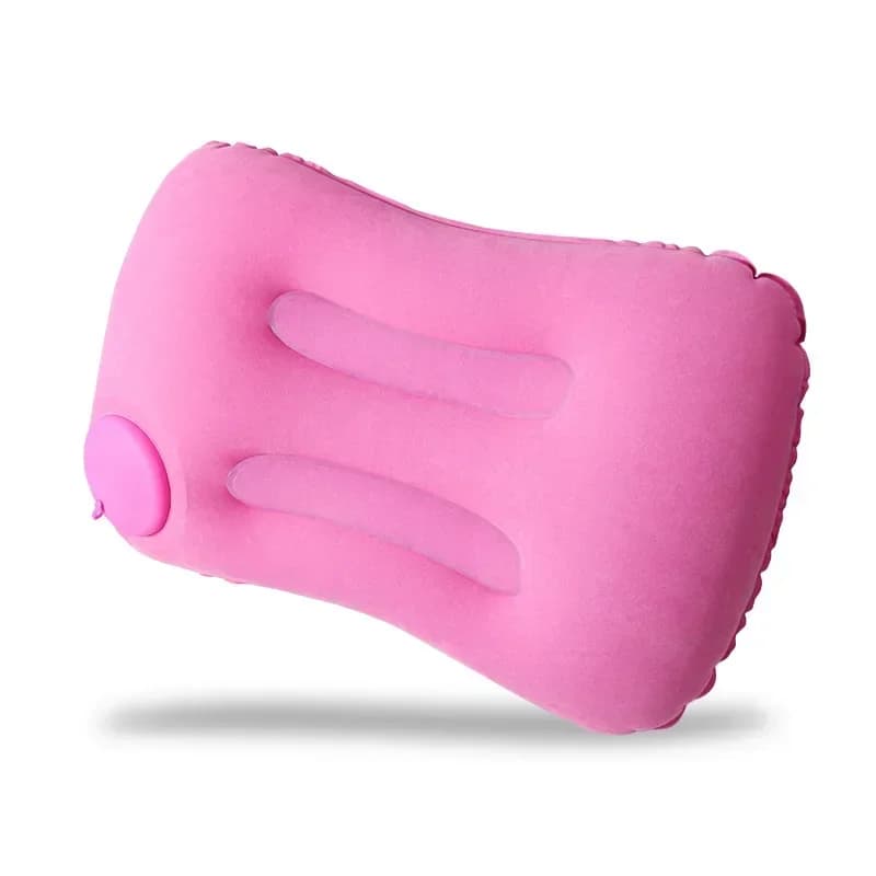 For neck and lumbar support Comfortable portable inflatable cushion, camping pillow, pool cushion, ultra soft car cushion