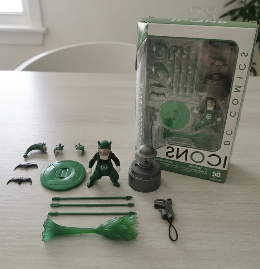 DC Comics Icons Green Lantern Corps B'dg Confezione di accessori di Paul Harding Action figures DC Super Hero Prima edizione