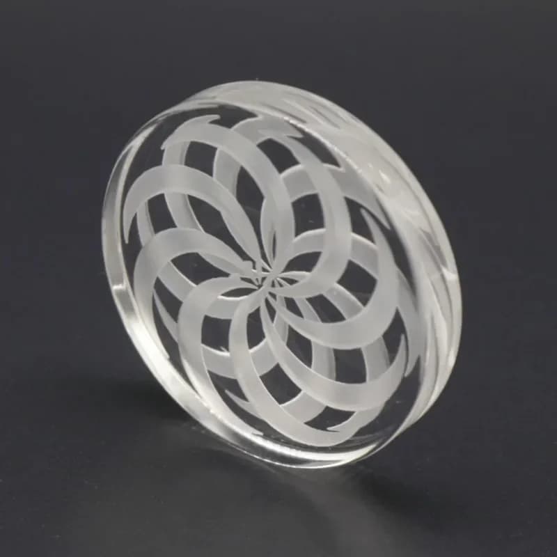 Cappucci per cappelli con cappuccio girevole in vetro da 40 mm