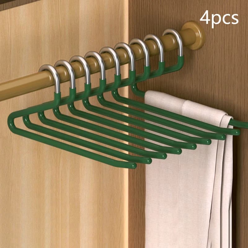 Special Offer: Set of 4 Telescopic Hangers in Plastic Z, Type Oca, for Wardrobe and Dormitory, Multilayer Clothes