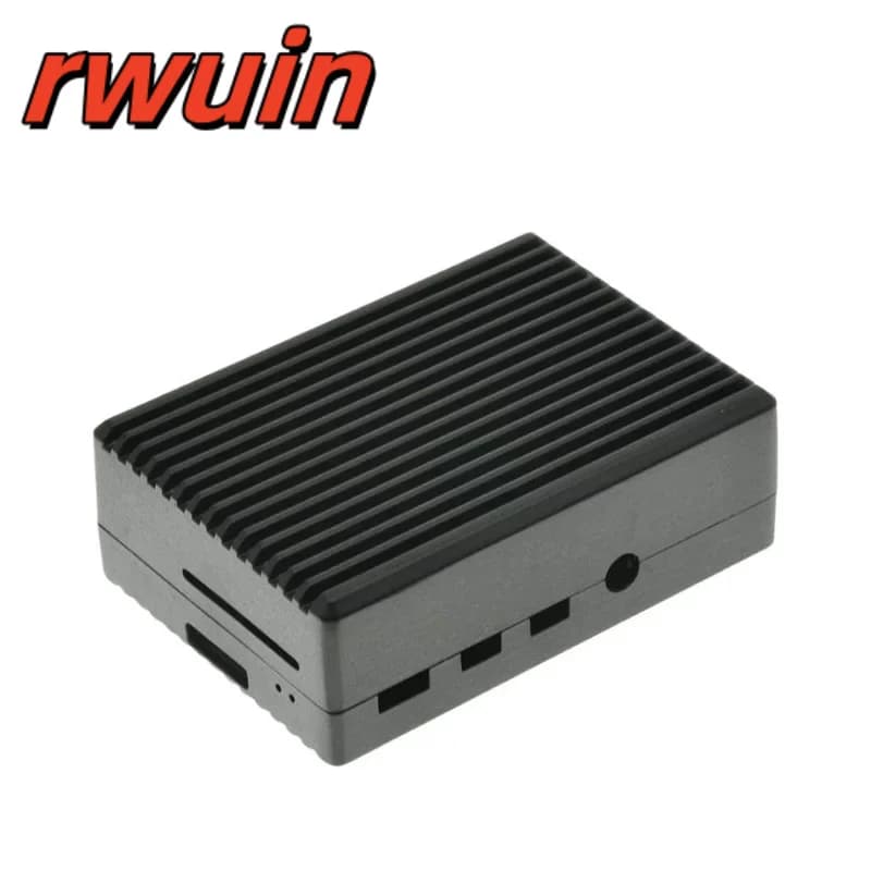 Aluminum Case Raspberry Pi 4B passive cooling arm Metal shell with heat sink with thermal bearing for model Raspberry Pi 4B