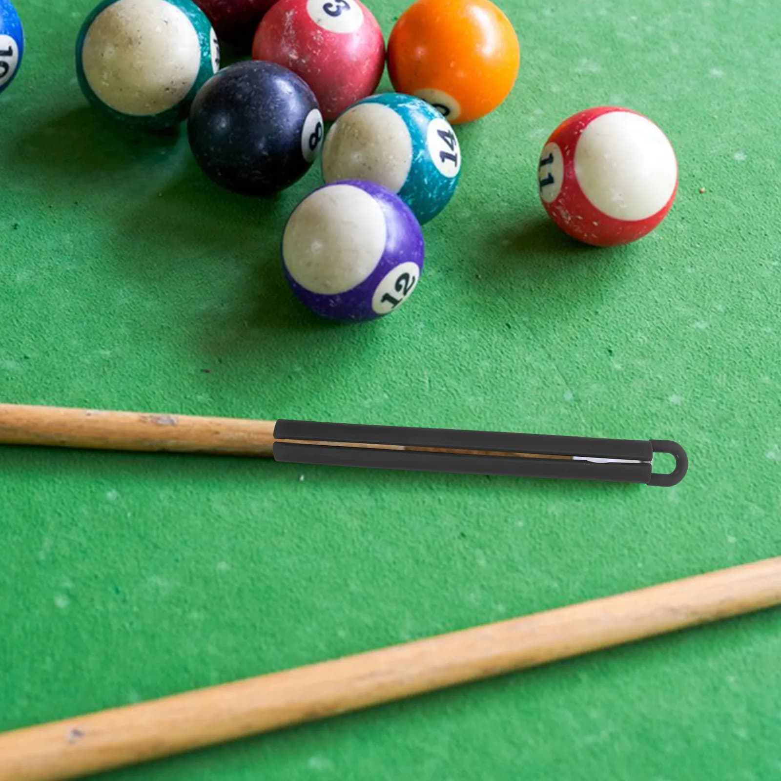 Set di 5 Eleganti Supporti in Gomma per Stecche da Biliardo, Organizzatore Esteso per Stecche da Snooker, per Casa e Club
