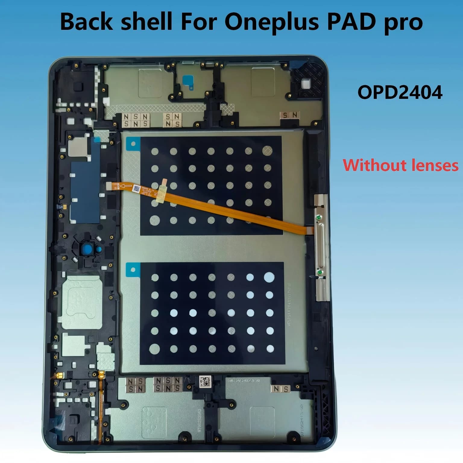 Guscio posteriore per Oneplus Pad Pro OPD2404, coperchio batteria, accessorio di ricambio per custodia posteriore