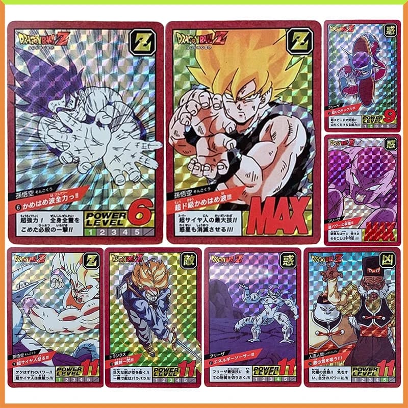 Anime Dragon Ball FAI DA TE ACG Frieza Son Goku Dr Gero Gioco di Battaglia Rifrazione Laser Carte Da Collezione Giocattoli per i ragazzi Regali Di Compleanno