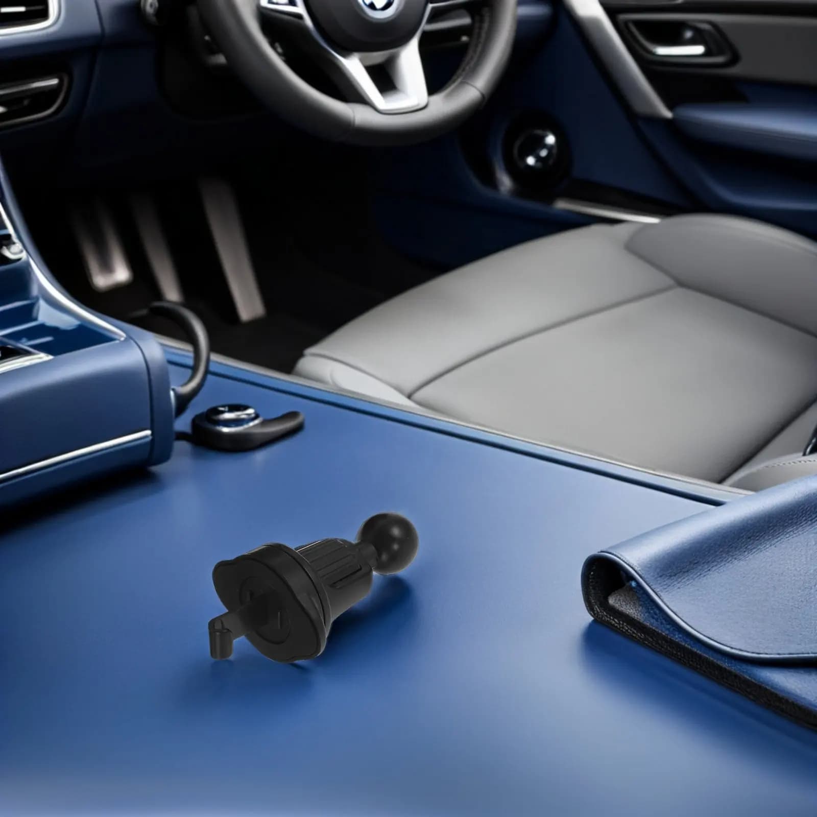 Supporto universale per telefono da auto con clip per bocchetta dell'aria, base a sfera, supporto stabile per cellulare