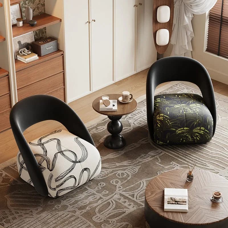 Poltrona Relax Accent per Sala d'Attesa, Sedia da Terra Moderna di Lusso, Poltrona Singola Nordic per Gaming, Arredamento Grande per Soggiorno