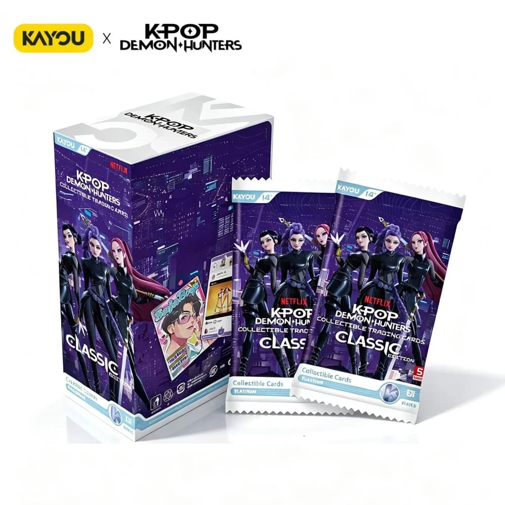 KAYOU KPop Demon Hunters cards Collectible Trading Cards-Classic Edition Saja Boys Huntr/X Virtual Idol Collectible Cards Gifts