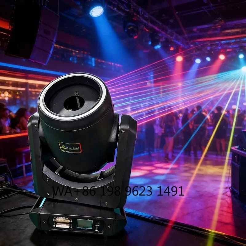 Faro mobile RGB da 10W ad alta luminosità con controllo APP e DMX512 per palcoscenici, discoteche, DJ, matrimoni, feste ed eventi