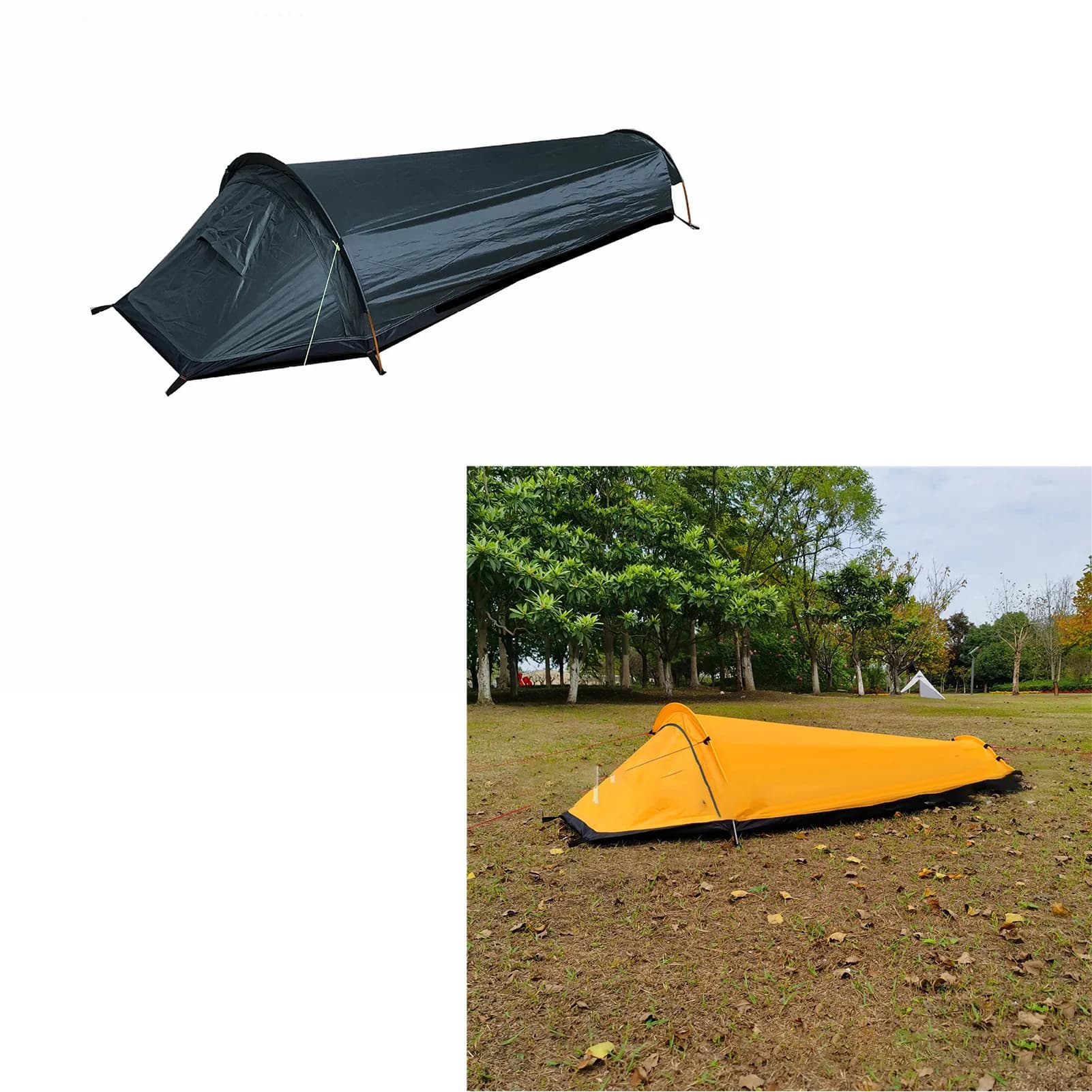 Single-seater tent Lightweight Waterproof Laptop with Pelo Sack for Backpacker