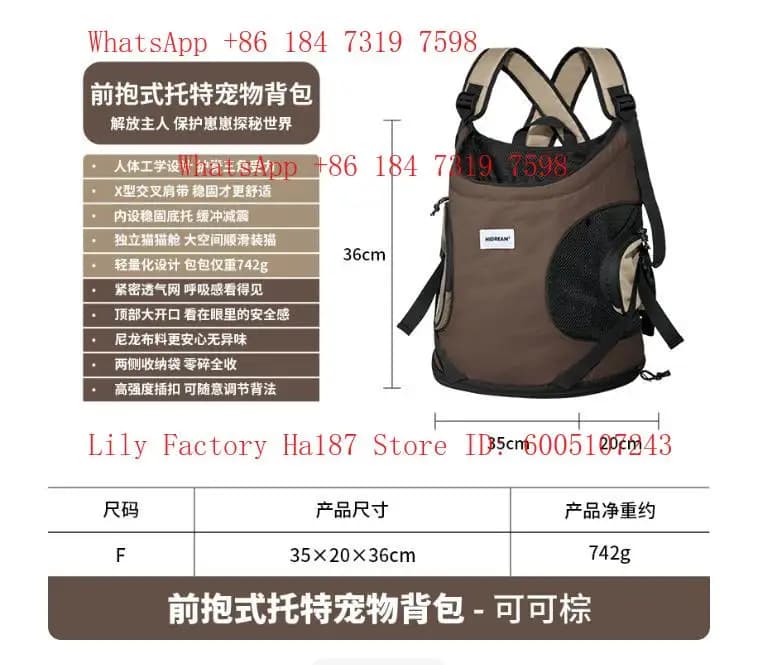 Cat backpack pet going out good things front breathable canvas cat bag going out cat bath portable bag