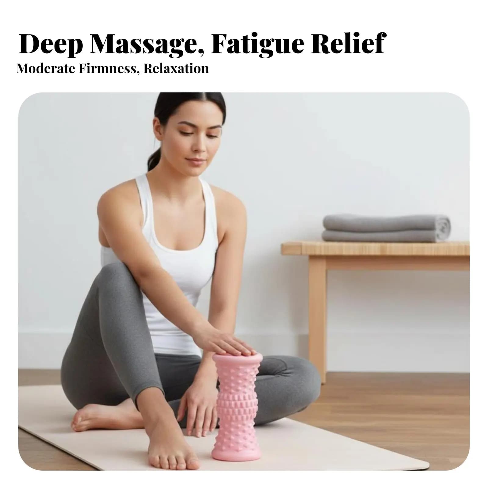 Massage Roller, Stretching and Slimming Roller, Foam Roller for Relaxing Arts, Fitness Equipment