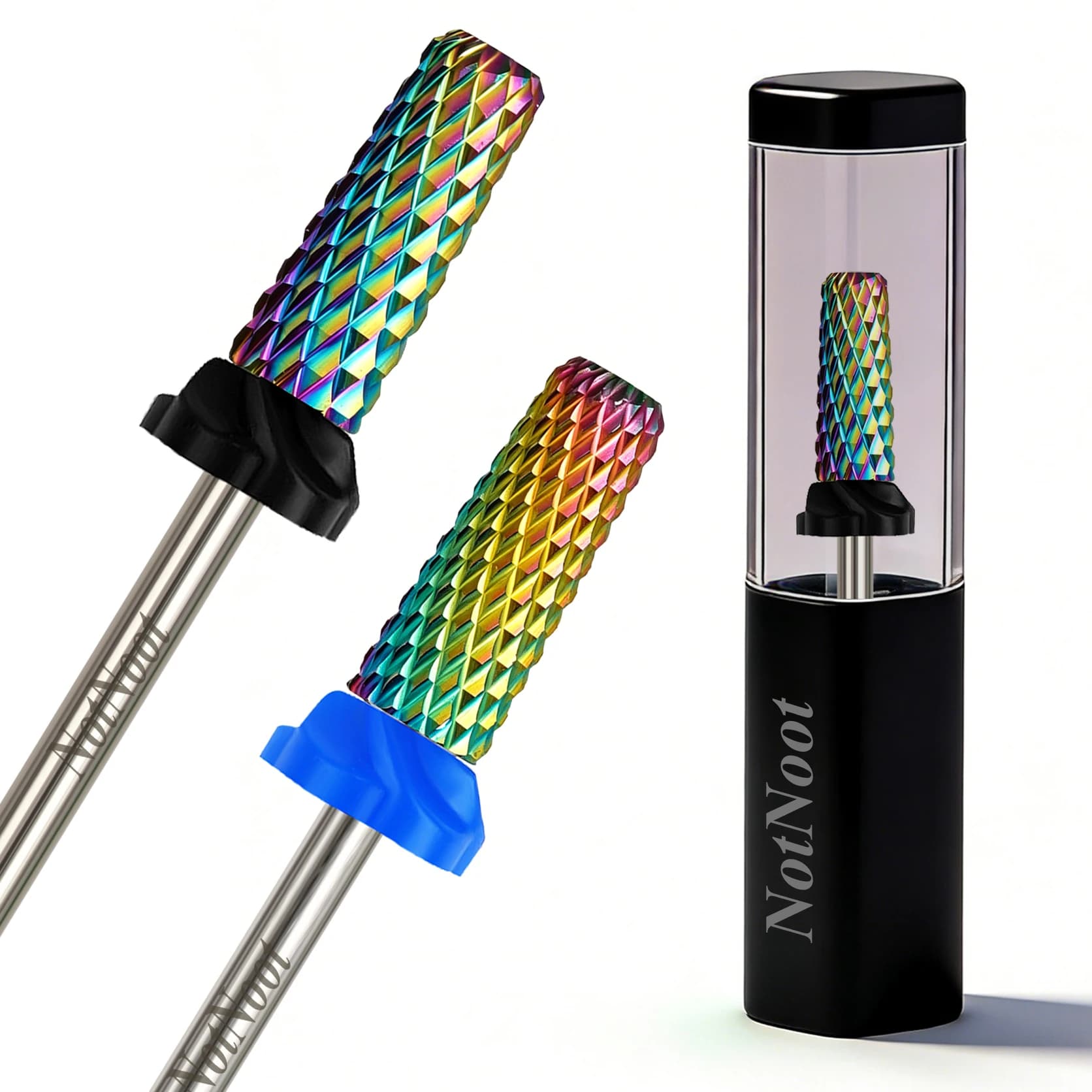 NotNoot 1pc 5 in 1 Nail Drill Bit Tapered Nail Bit 3/32" Accessories Manicure Gel Polish Removal Tool
