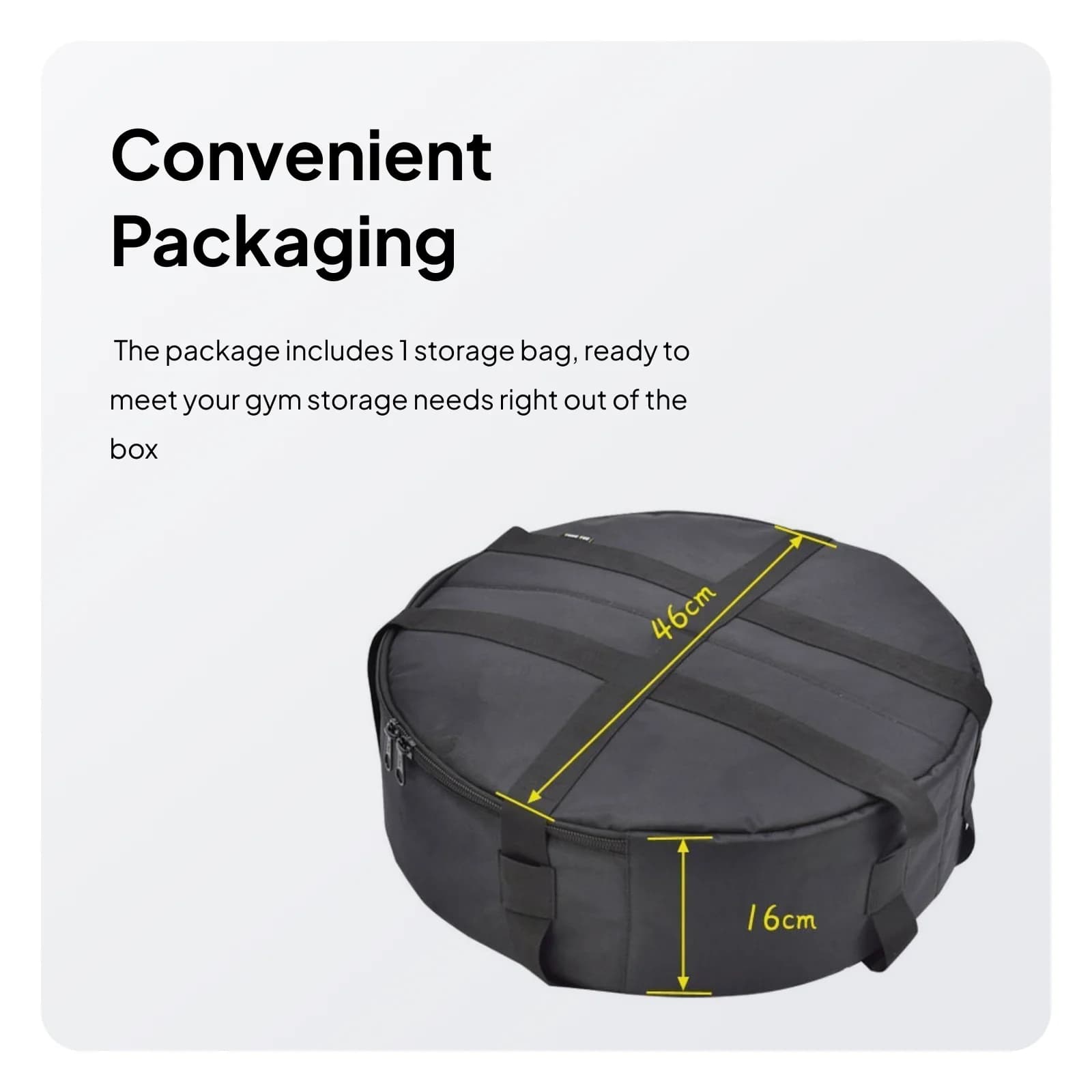 Barbell Plate Storage Bag Large Capacity Weight Plate Carrier Backpack with Adjustable Strap for Fitness Gym