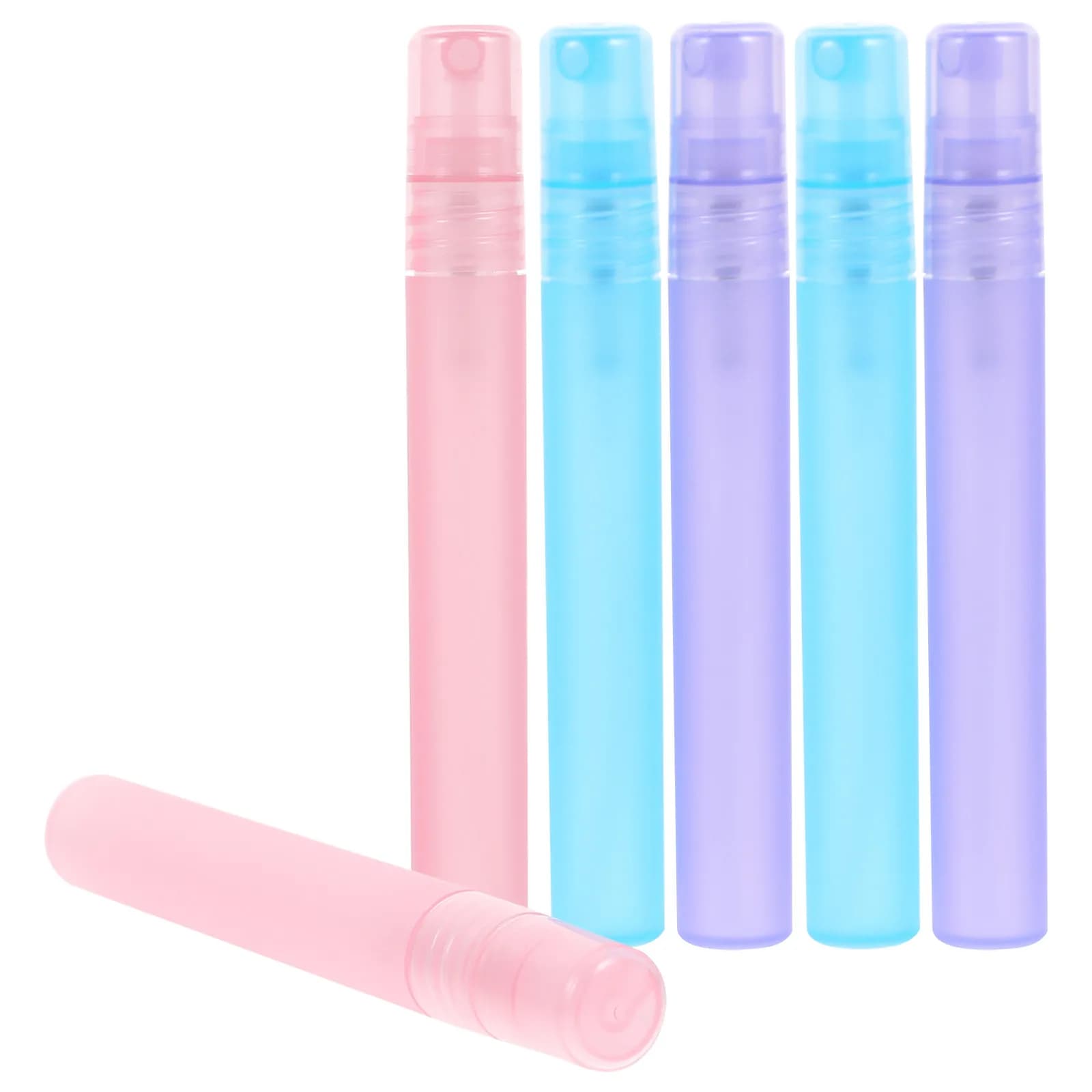 Set di 6 Flaconi Spray da Viaggio Ricaricabili, Bottiglie per Capelli, Acqua, Nebulizzatore Viso, Uso Portatile