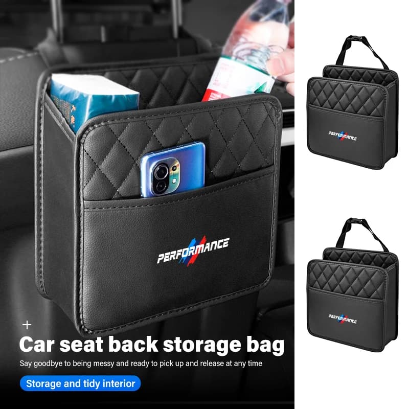 For BMW Car Back Seat Storage Universal Bag Organizer Trunk Elastic E91 E92 E93 E60 F10 F30 E39 E36 E87 X3 X5 E70 E46 E90