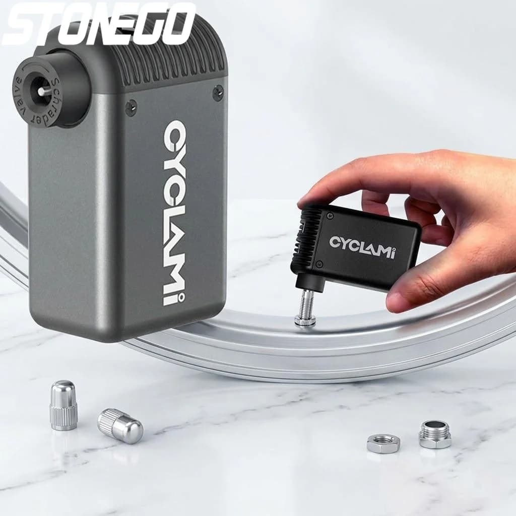 Pompa Elettrica Portatile per Bicicletta, Gonfiatore Mini ad Alta Pressione, Accessorio Compatto e Leggero Essenziale per il Viaggio