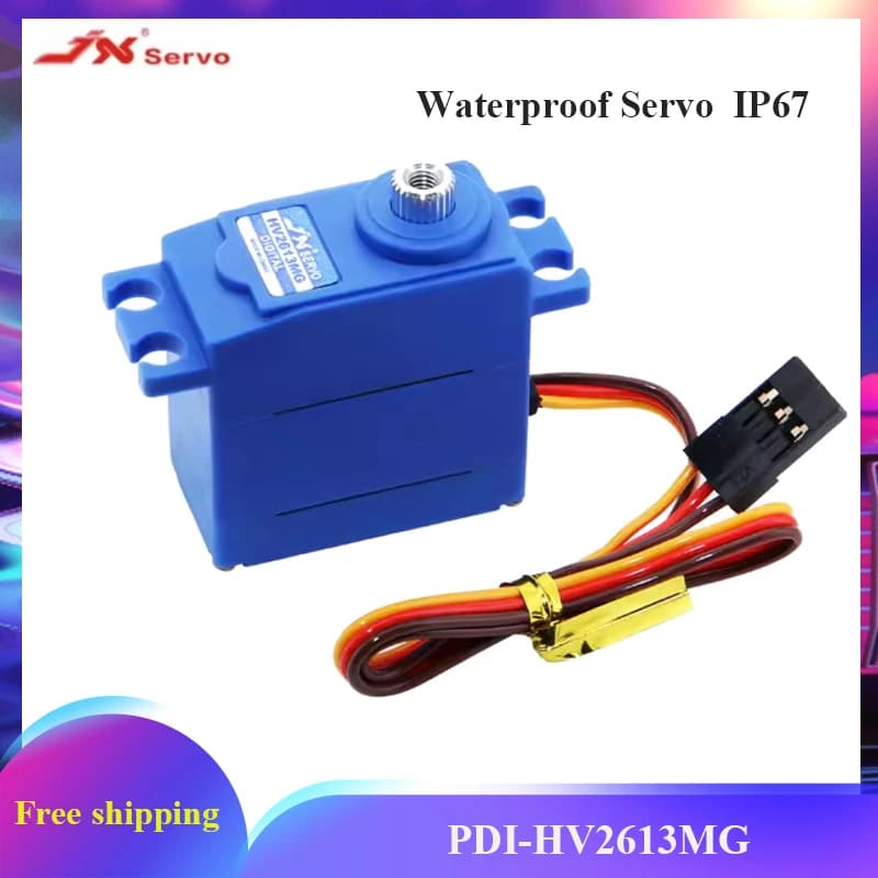 Servo JX PDI-HV2613MG 13KG 0,11s/60 ° Servo digitale micro coreless - Custodia completamente in alluminio per elicottero RC e cingolato