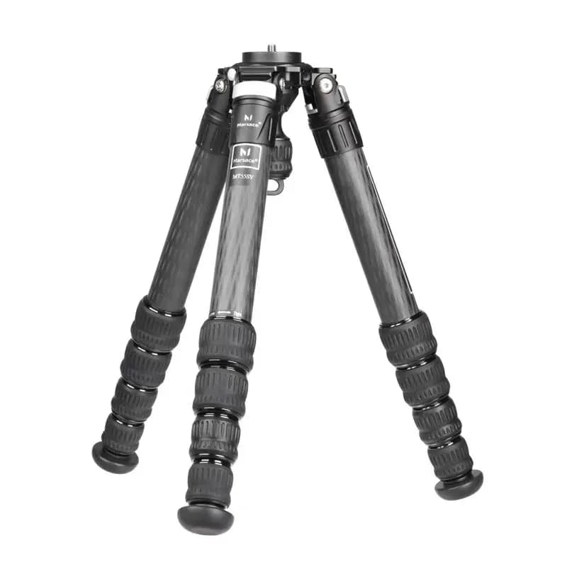 Marsace MT55SV Profession Tripod with Built-in 75mm Bowl Level Base, 41mm Max Tube Diameter, Ideal for Bird Photography