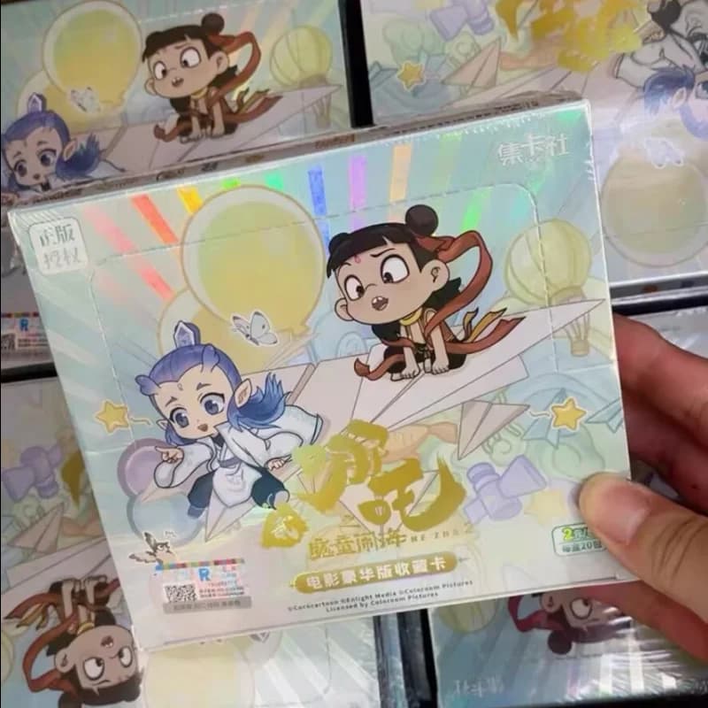 Nuove carte Nezha originali e calde Devil Boy Conquers The Dragon King Serie di film Collezione di collezioni Confezione di carte autografate
