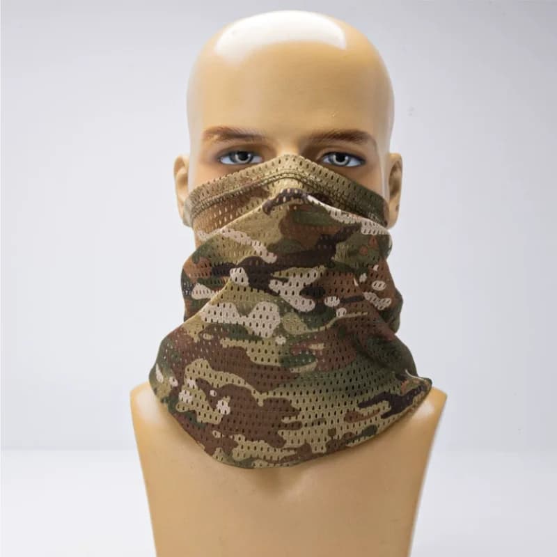 Maschera Estiva da Uomo in Rete Mimetica Traspirante per Ciclismo, Pesca e Protezione Solare Anti-Insetti