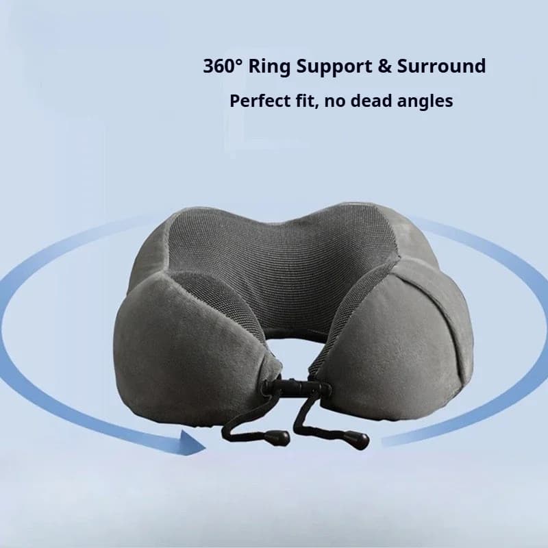 Car U-shaped Pillow Car Sleeping Memory Cotton Travel Pillow U-shaped Neck Pillow Office Nap Neck Pillow Slow Rebound