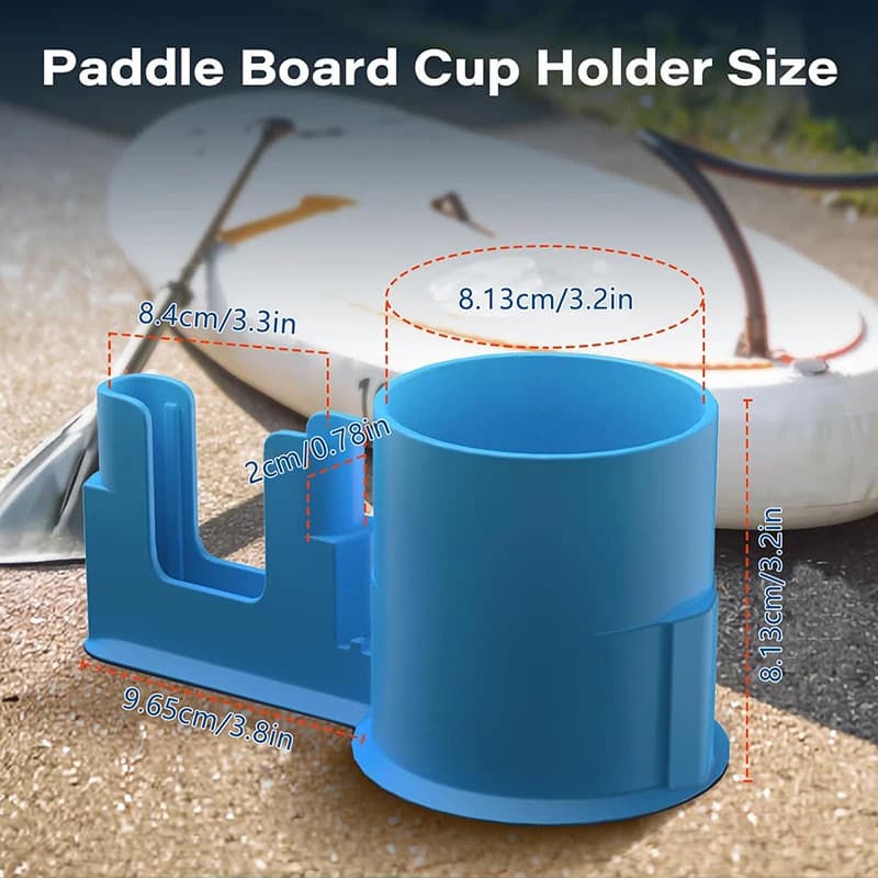 Portabicchieri Multifunzionale per Paddle Board in PVC, Creativo Portabevande per Kayak