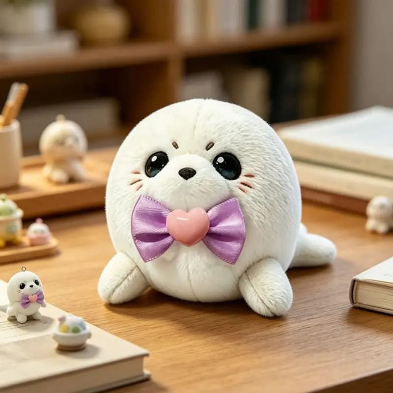 Anime Stuffed Toys Wuthering Waves Aemeath Kawaii Plush Doll Keychain Fluffy Pendant Gift Cosplay Cotton Figure Birthday