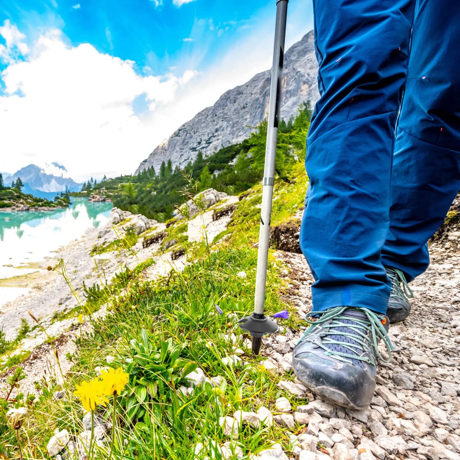 Set di 4 Cuscinetti Antifango per Bastoncini da Trekking, Accessori di Ricambio per Bastoni da Escursionismo, Protezioni Antifango e Antineve