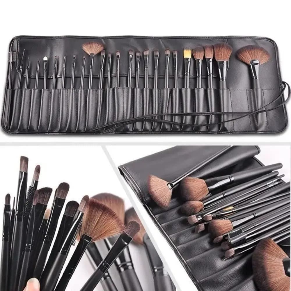 Set di Pennelli Professionali per Trucco, Morbidi e Sfumabili, Pennello per Contorno Senza Perdita di Setole per Sopracciglia, Fondotinta in Polvere e Ombretto