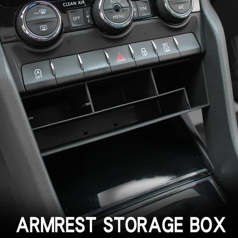 Car Central Console Storage Box Organizer for Skoda 2017-2023 Kodiaq 2019-2023 Kodiaq GT Interior Accessories