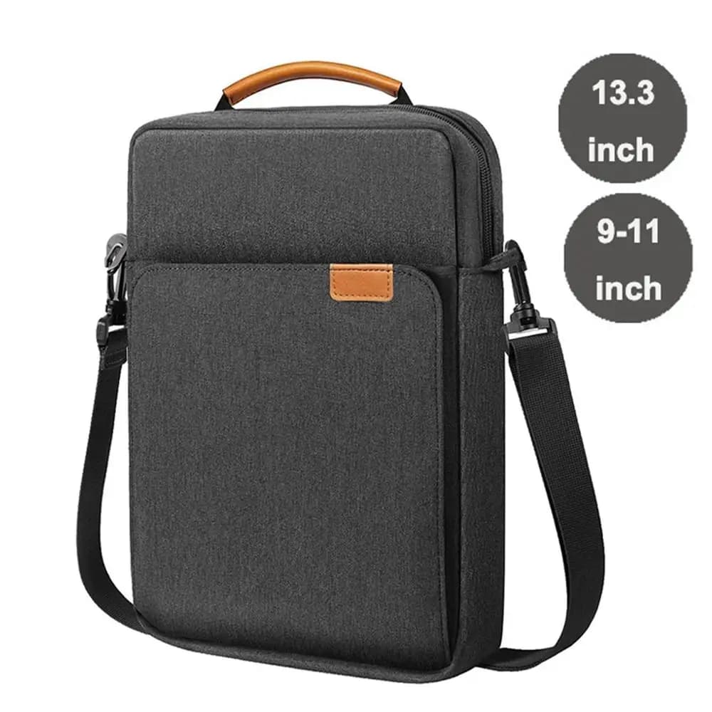 Custodia per tablet da 9/11/13,3 pollici con tracolla nascosta, custodia universale per laptop, custodia per notebook antiurto e resistente all'usura