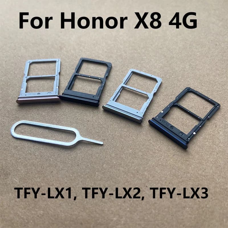 Nuovo per Huawei Honor X8 4G Sim Card vassoio Slot Holder presa adattatore connettore parti di riparazione di ricambio