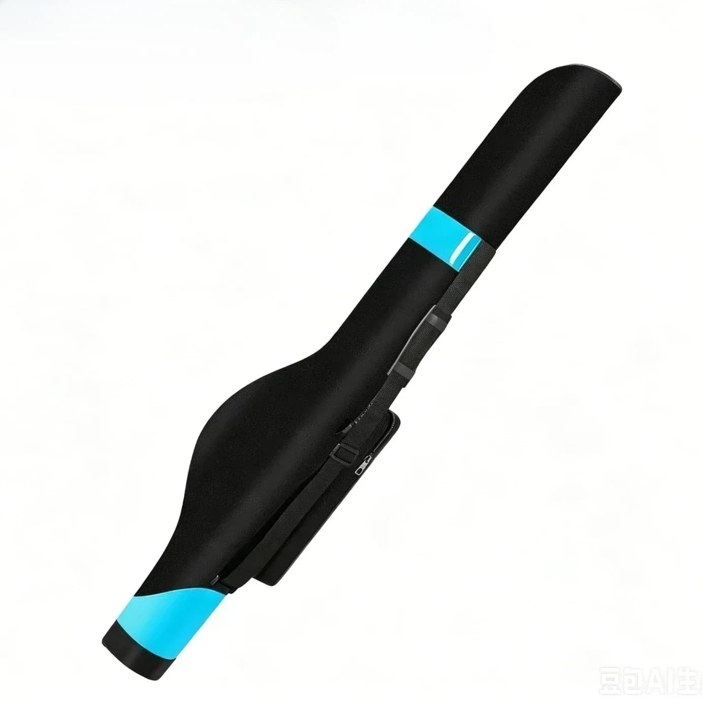 Durable Waterproof ABS Hard Shell Fishing Rod Bag Large Capacity Lure Rod Case Shockproof Storage 1.25m Portable Tackle Bag