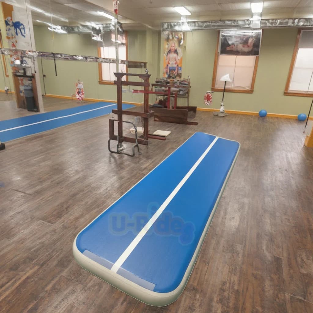 Tappetino da allenamento per materasso ad aria gonfiabile in materiale DWF Tappetino per ginnastica yoga domestico largo 10 piedi
