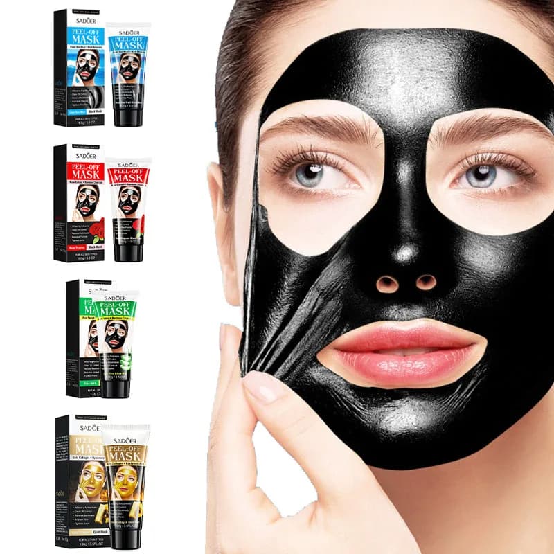 Fango of the dead sea Aloe and pink gold Collagen Removal of black points Deep cleansing Exfoliating Mask peel-off
