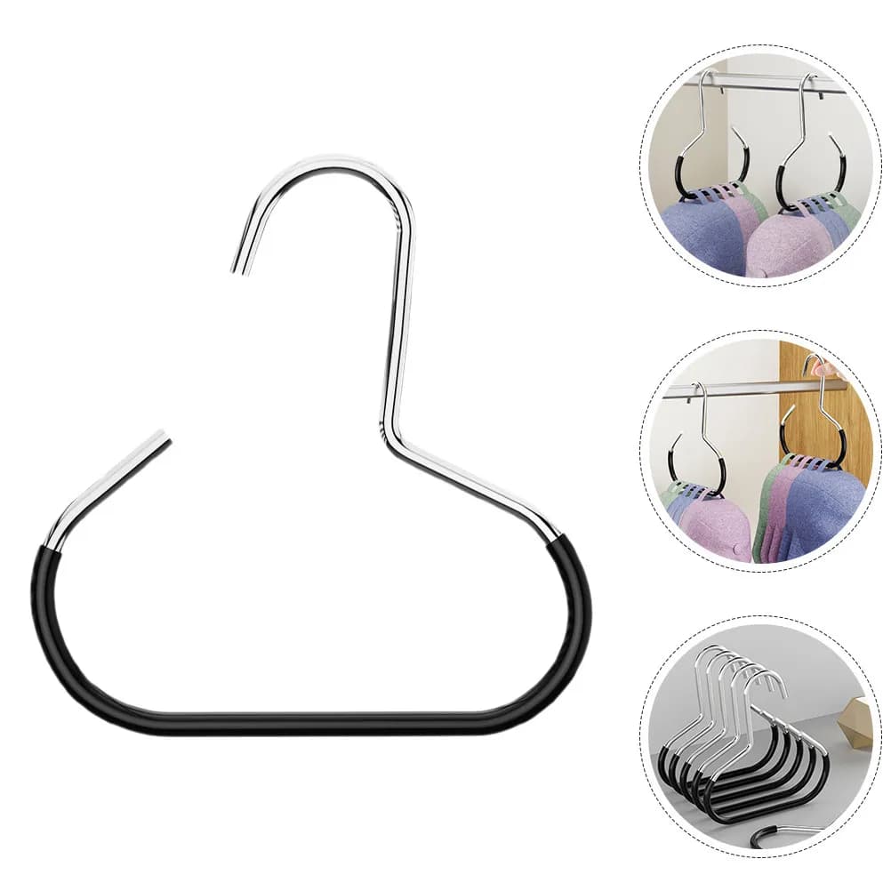 Set of 10 Multifunctional Organizers Anti-Slip for Wardrobe, Hats, Scarves, Ties and Belts, for Shawls, Veli and Accessories