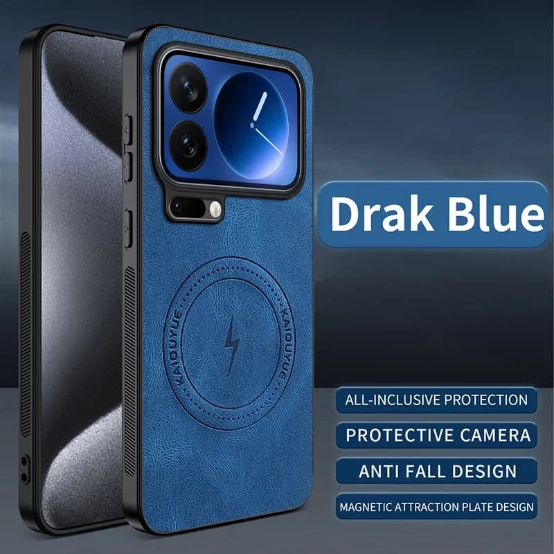 Per Xiaomi 17 Pro Max Custodia per Magsafe Custodia in pelle di pecora di lusso Magnetica opaca per Xiaomi Mi 17pro Paraurti antigoccia