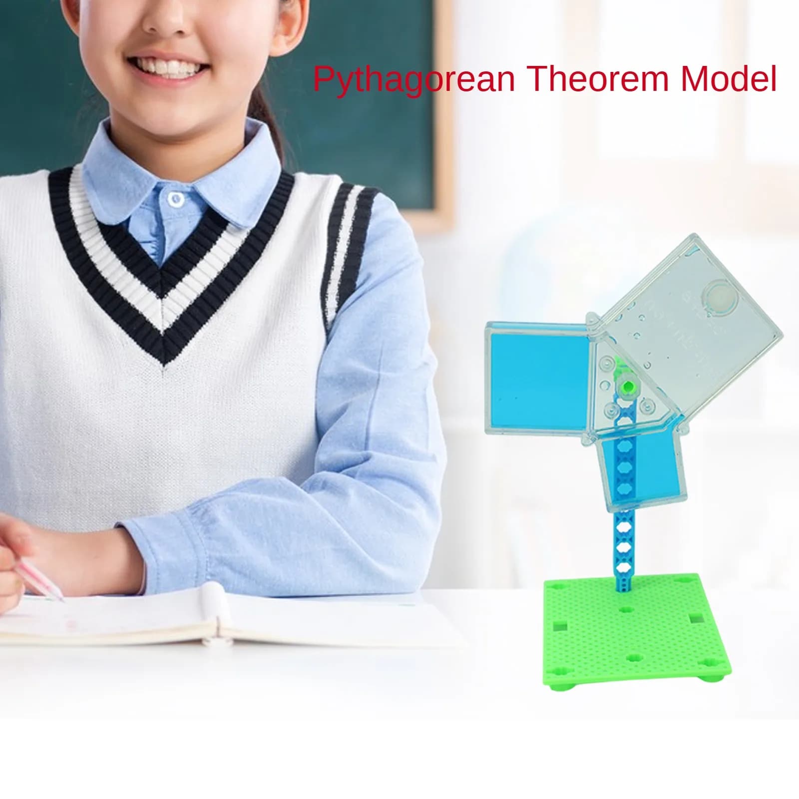 Montessori Pythagore Teorem Dimostrazione Esperimento Set Modello di Matematica Aiuto Educativo Fai da Te per Ragazzo Ragazza Bambini Giocattoli Regali