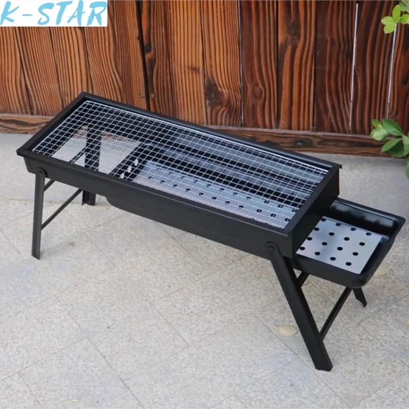 K-Star Outdoor Smokeless Folding Barbecue Rack Charcoal Grill Portable Cuisine Accessoires New Hot Sale 2025 Dropshipping