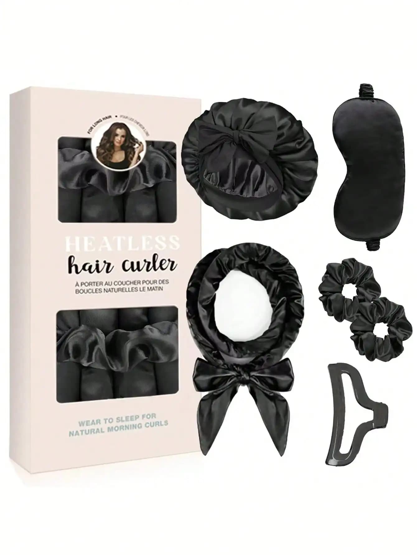 Set for Garnishing Hair No Heat for Pigri, with Hairstyle Tape, Soft Wave Set, Stylish Packaging Gift