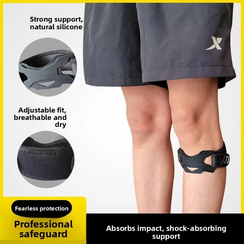High Elasticity Sports Knee Brace for Running, Cycling, Fitness, Rotulee Tendon Protective Belt, Knee Support, Open Race Equipment