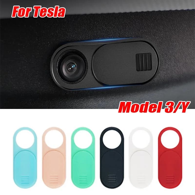 1/6 pcs privacy protection camera cover for Tesla model 3 SXY camera privacy cover PC webcam cover adhesive interior accessories