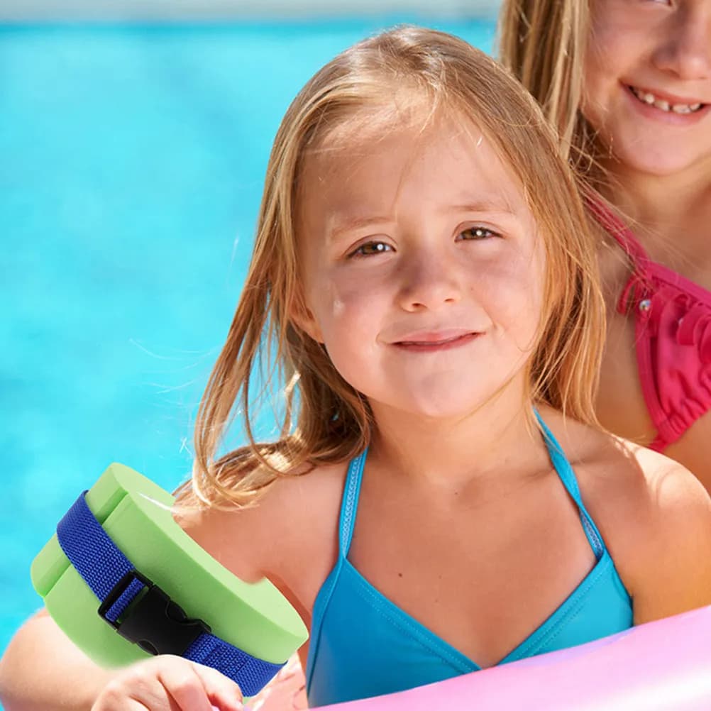 2 Pezzi Bracciali Galleggianti per Nuoto, Maniche di Sicurezza per Allenamento in Piscina, Ausilio per il Nuoto, Attrezzatura Galleggiante per Adulti