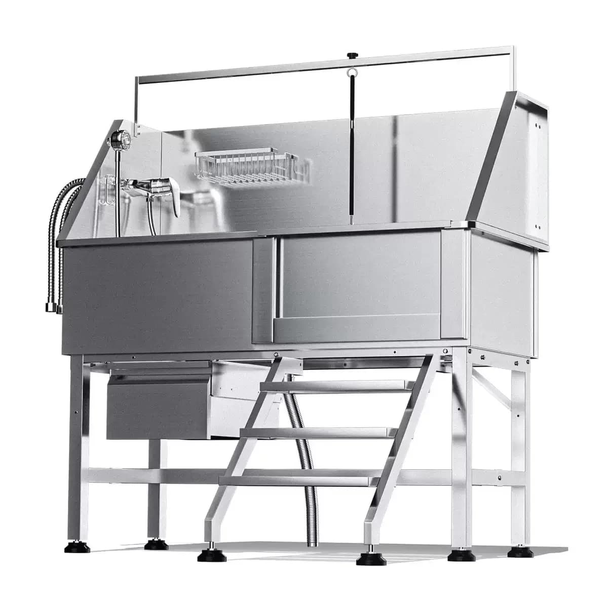 DAWU Toelettatura per animali Vasca da bagno Ascensore elettrico Vasca da bagno per cani di grandi dimensioni Piscina per cani Negozio di animali Vasca da bagno per toelettatura gatti DWO010012